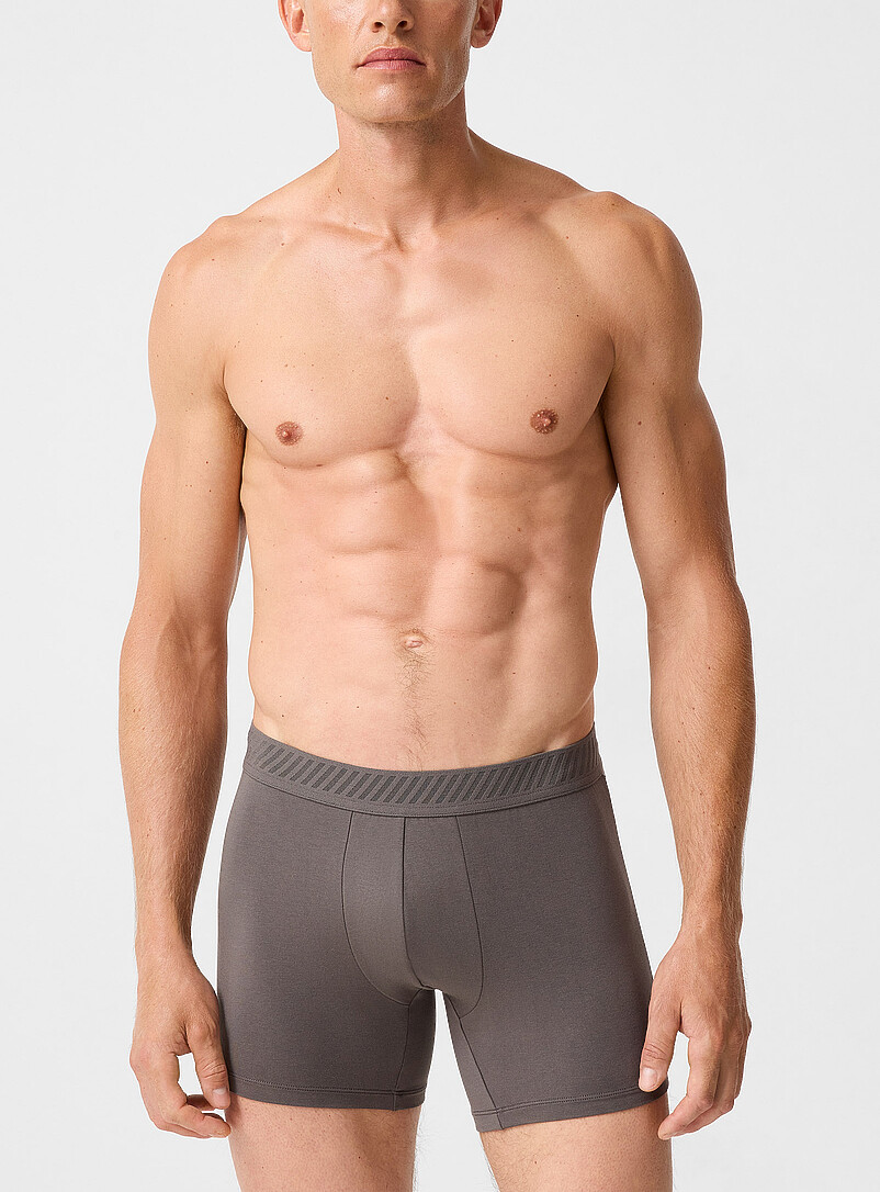 5" Neutral-Hued Stretch Boxer Brief Tencel™ Modal & Organic Cotton