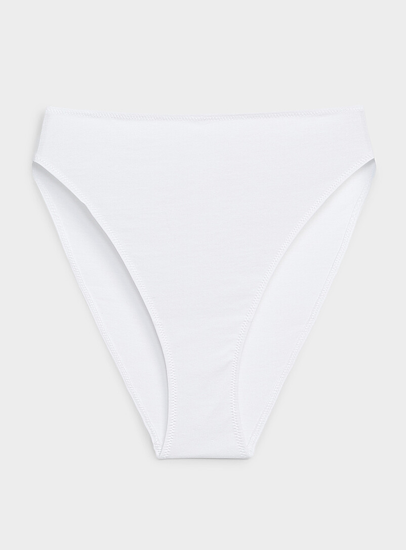 Minimalist high-cut bikini panty Organic cotton product image (primary)
