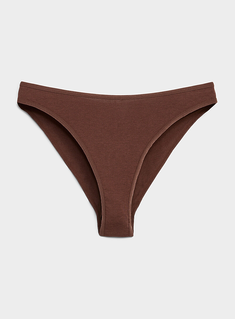 Stretch ultra-comfortable cheeky panty Organic cotton and TENCEL™ modal product image (primary)