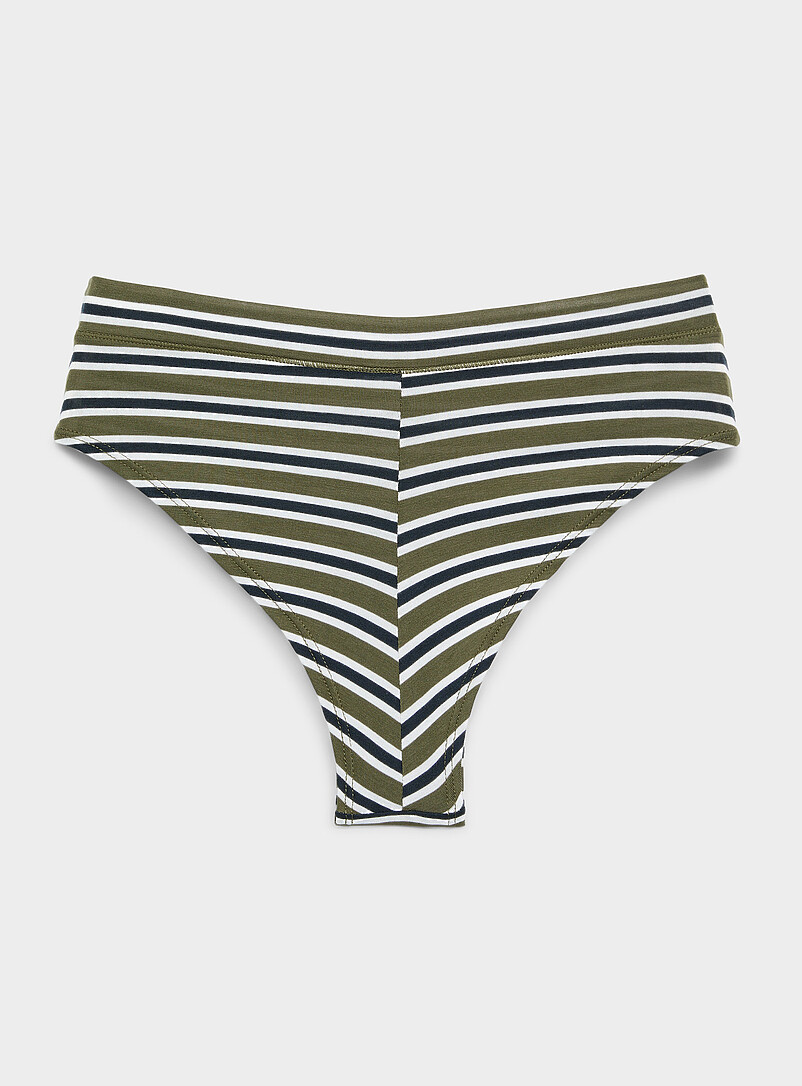 Stretch ultra-comfortable Brazilian panty Organic cotton and TENCEL™ modal product image 2