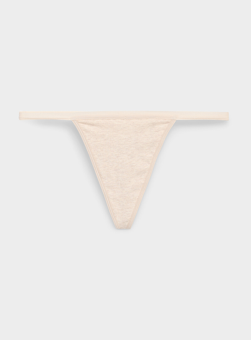 Stretch Ultra-Comfortable String Thong Organic Cotton And Tencel™ Modal