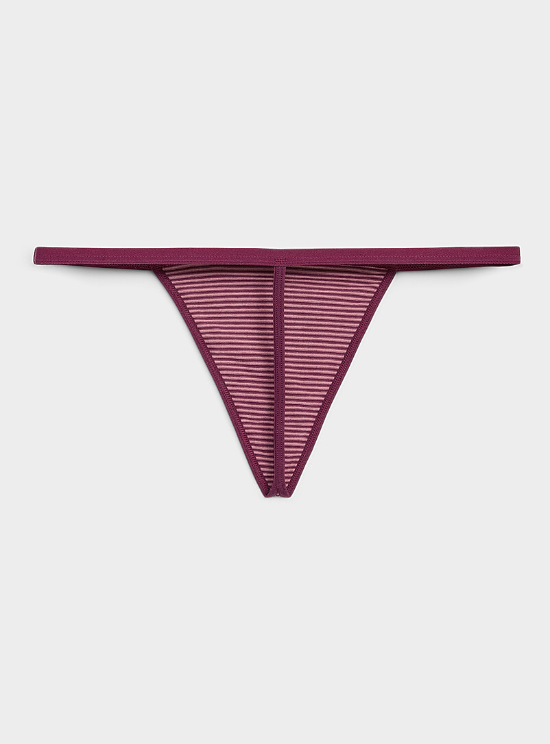 Stretch ultra-comfortable string thong Organic cotton and TENCEL™ modal product image 2