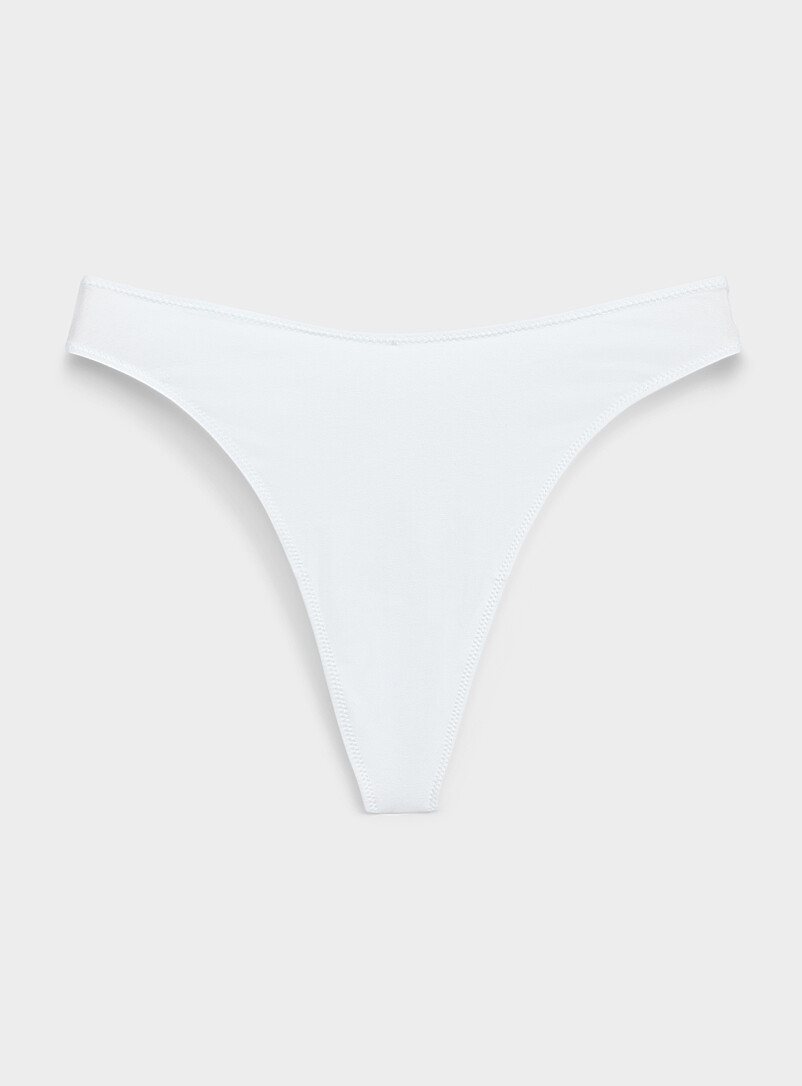 High-Cut Essential Thong Organic Cotton