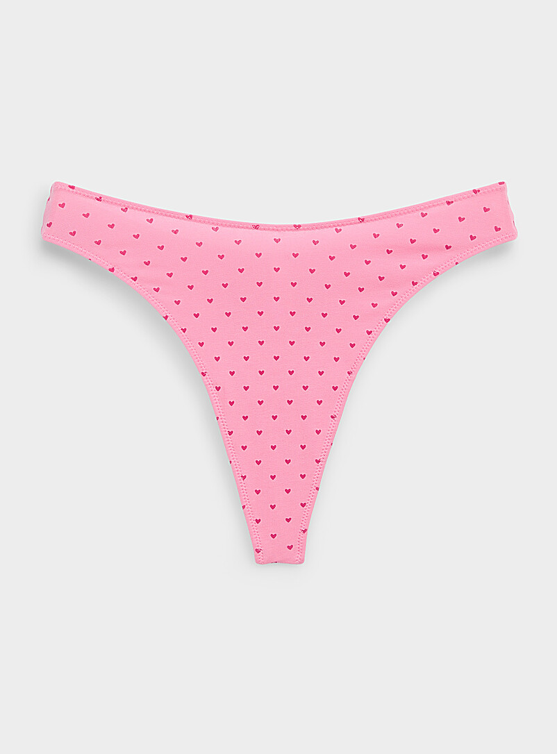 High-cut essential thong Organic cotton product image (primary)