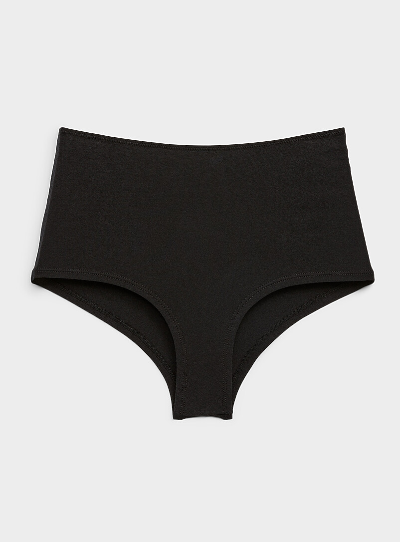 Minimalist High-Waist Boyshort Organic Cotton