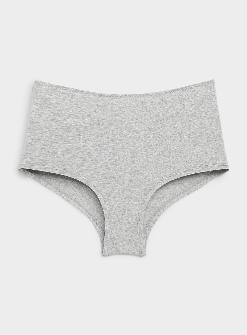 Minimalist High-Waist Boyshort Organic Cotton