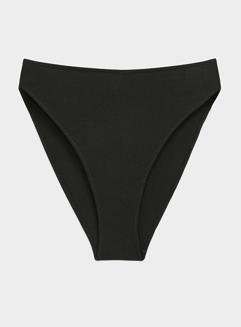 Ultra-comfortable high-cut bikini panty Organic cotton product image (primary)