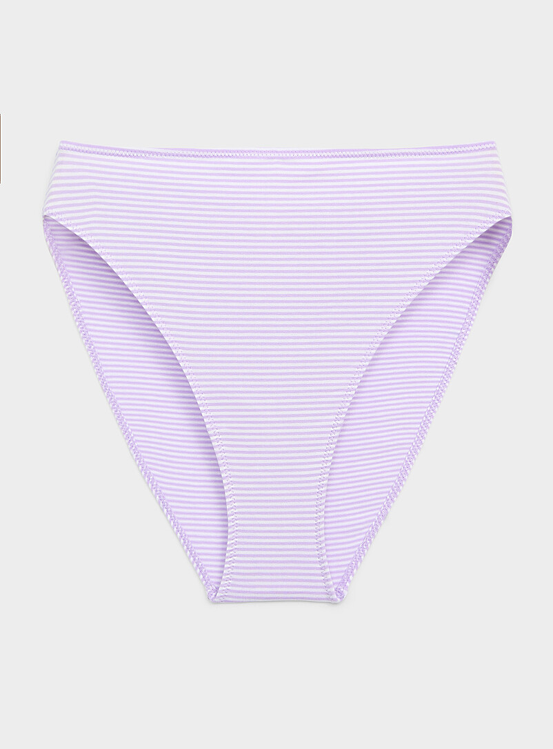 Ultra-Comfortable High-Cut Bikini Panty Organic Cotton