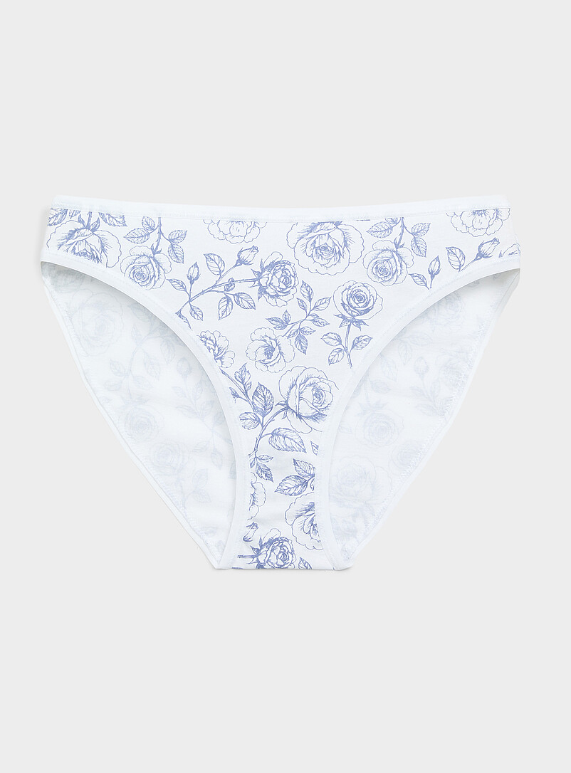 Elastic trim essential bikini panty 100% organic cotton product image (primary)