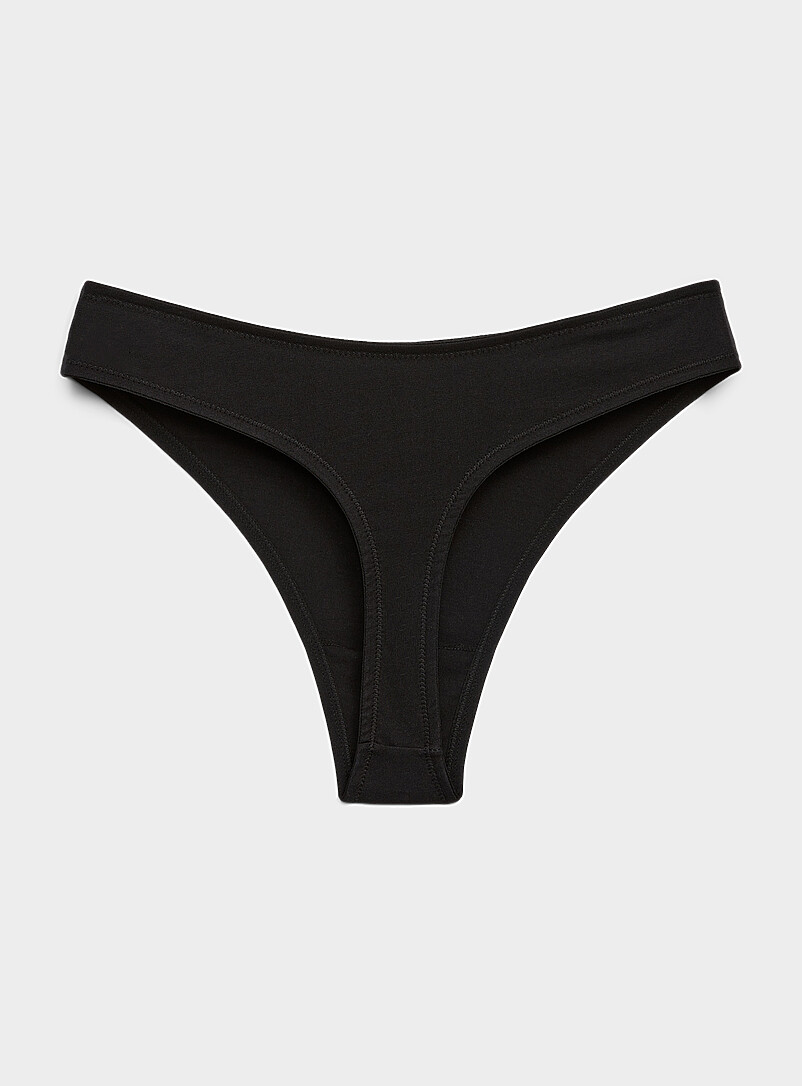 Ultra-comfortable essential thong 100% organic cotton product image 2
