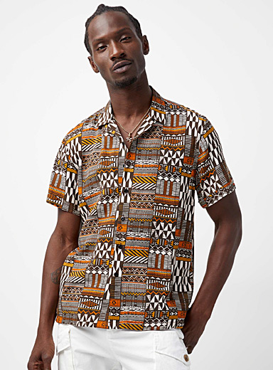 Safari camp shirt | Gianni Lupo | Shop Men's Patterned Shirts Online ...