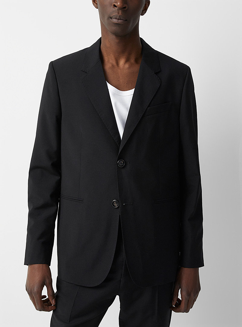 Ami Black Pure wool black jacket for men