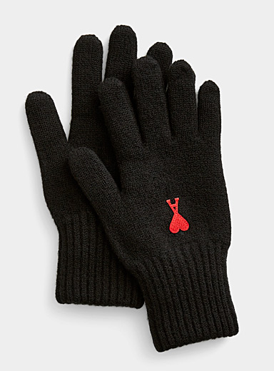 Ami de Coeur emblem gloves | Ami | Shop Men's Designer Ami | Simons