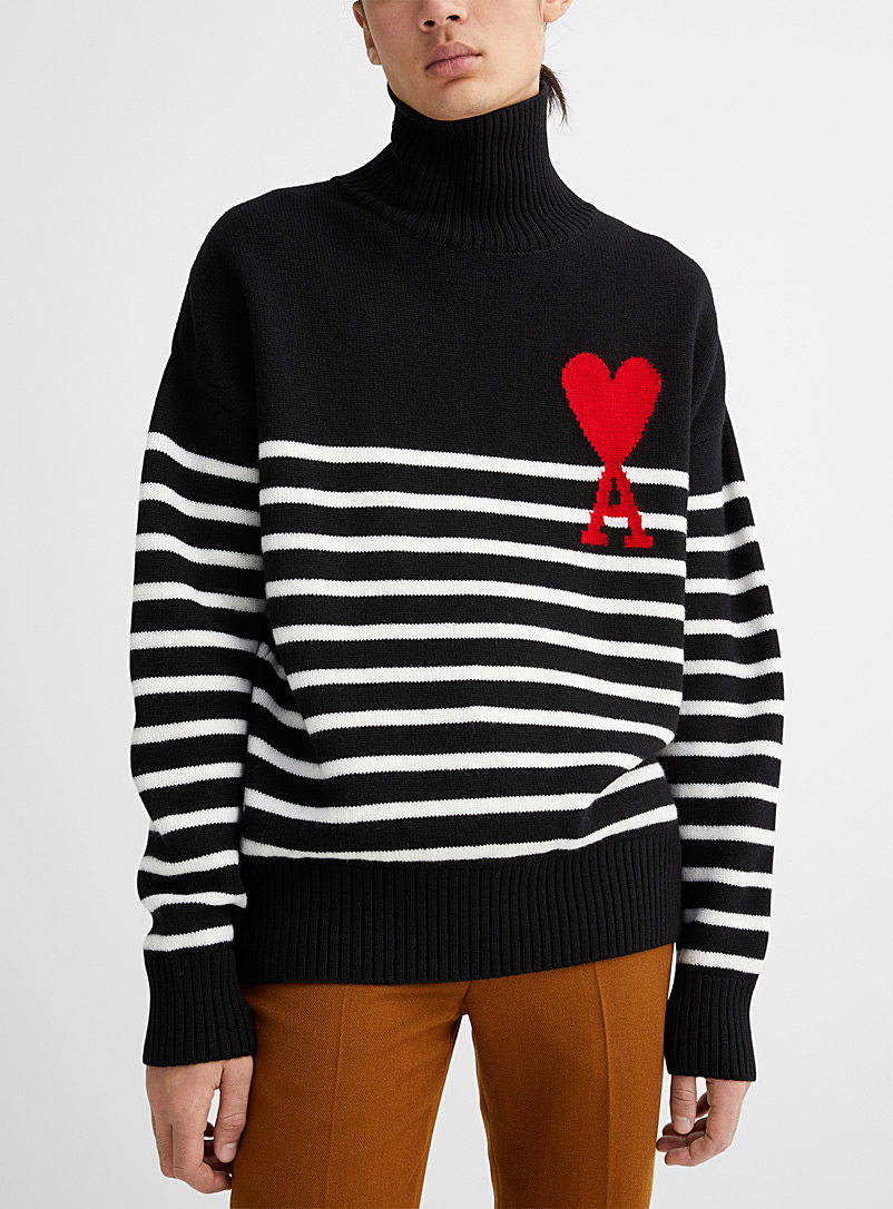 ami striped sweater