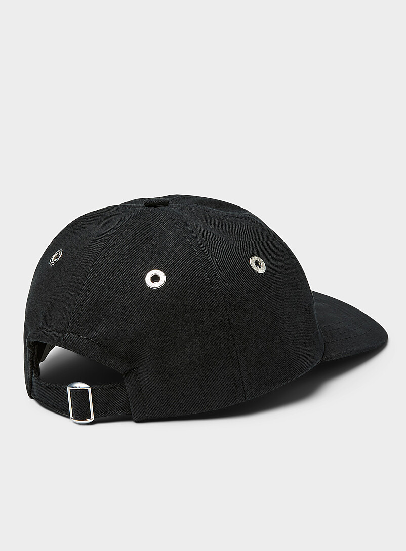 Ami: La casquette broderie Ami de c&oelig;ur Noir pour homme
