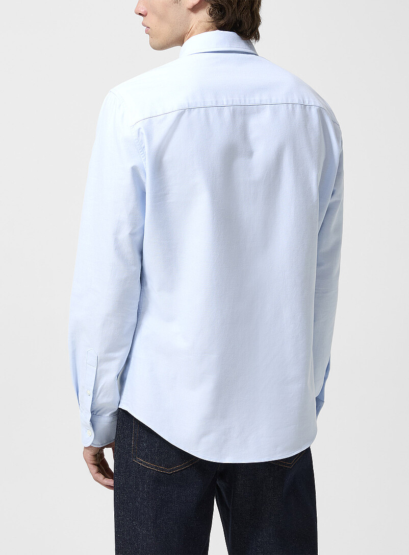 Ami: La chemise oxford Ami de C&oelig;ur Unisexe Bleu pour homme