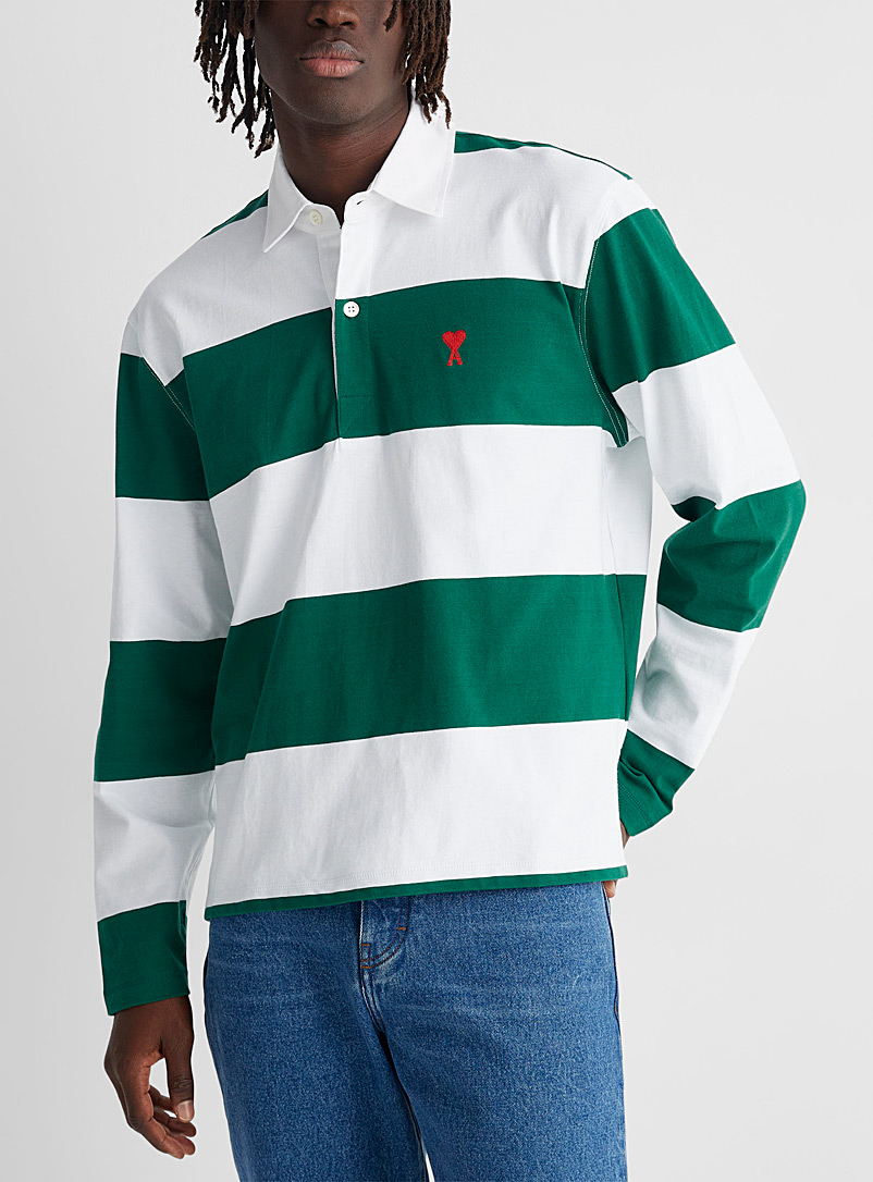 striped rugby shirt