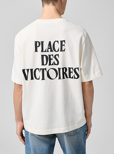 Ami Off White Place des Victoires boxy-fit T-shirt Unisex for men