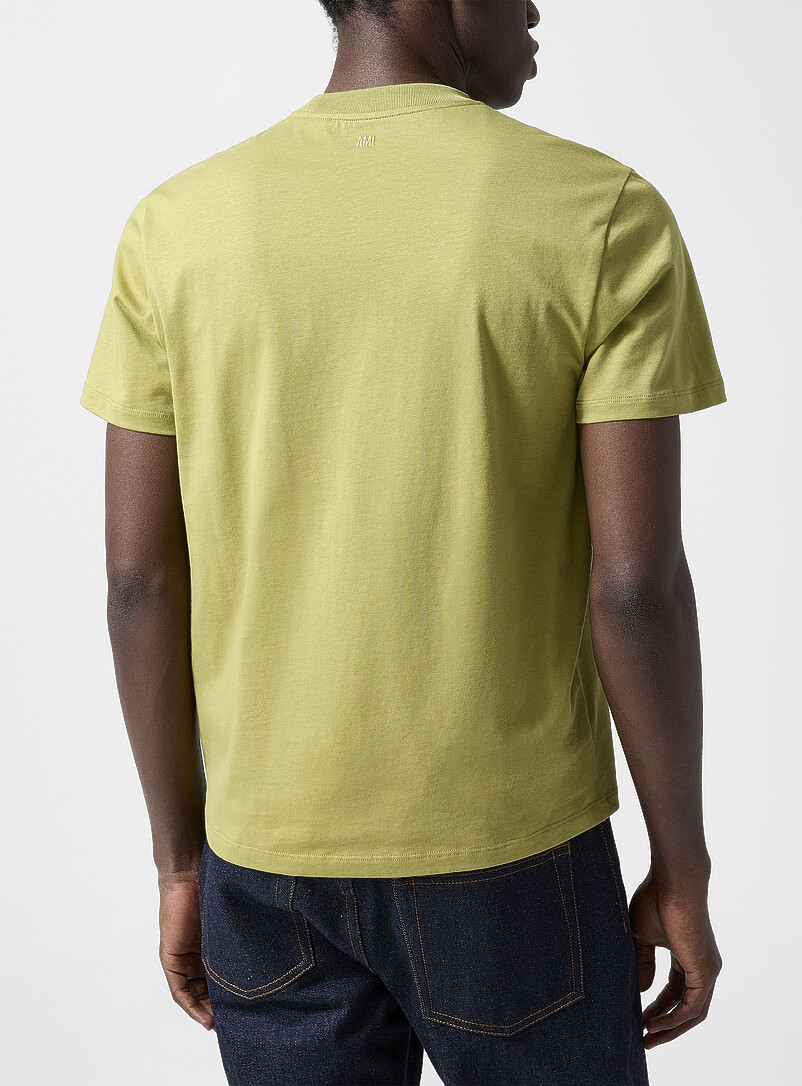 Ami: Le t-shirt Ami de C&oelig;ur Noir pour homme
