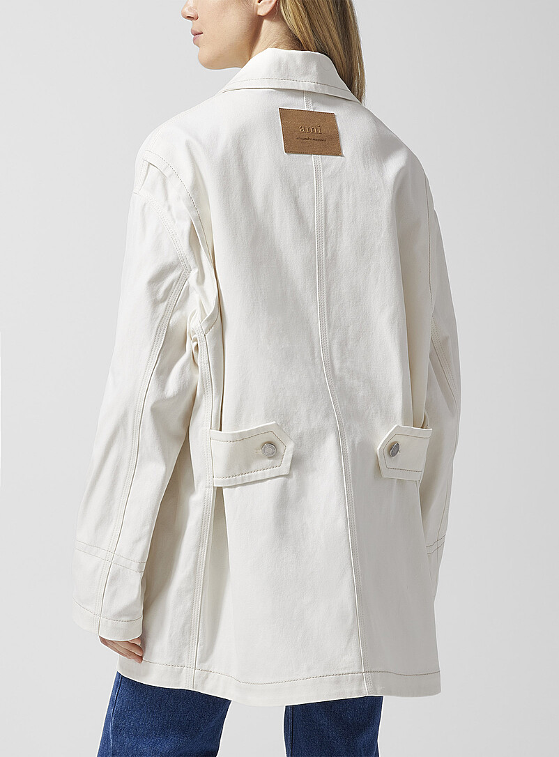 Long denim jacket | Ami | Shop Women's Designer and Luxury-Label