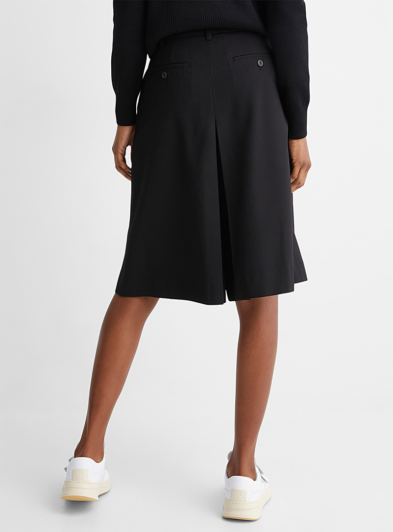 Ami: La jupe culotte noire moderne Noir pour femme