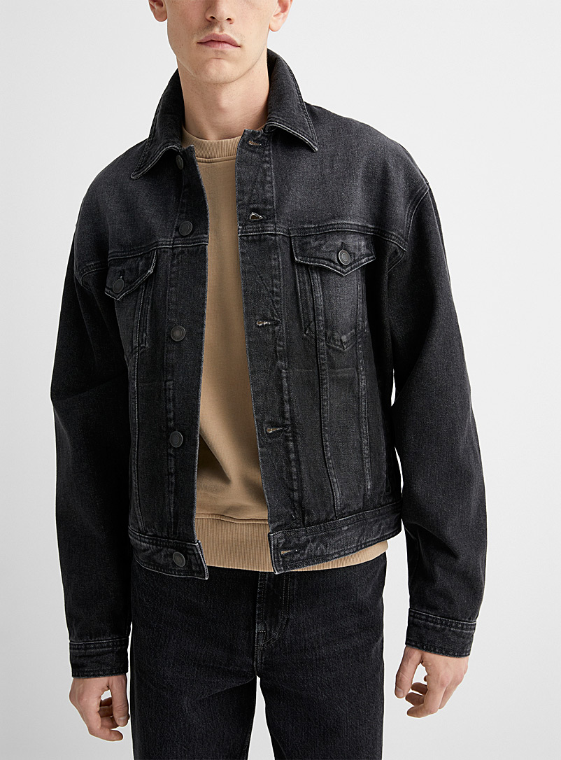 Structured faded jean jacket | Ami 