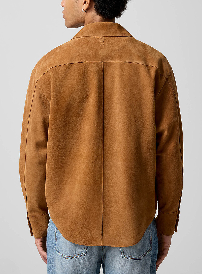 Caramel suede blazer product image 3