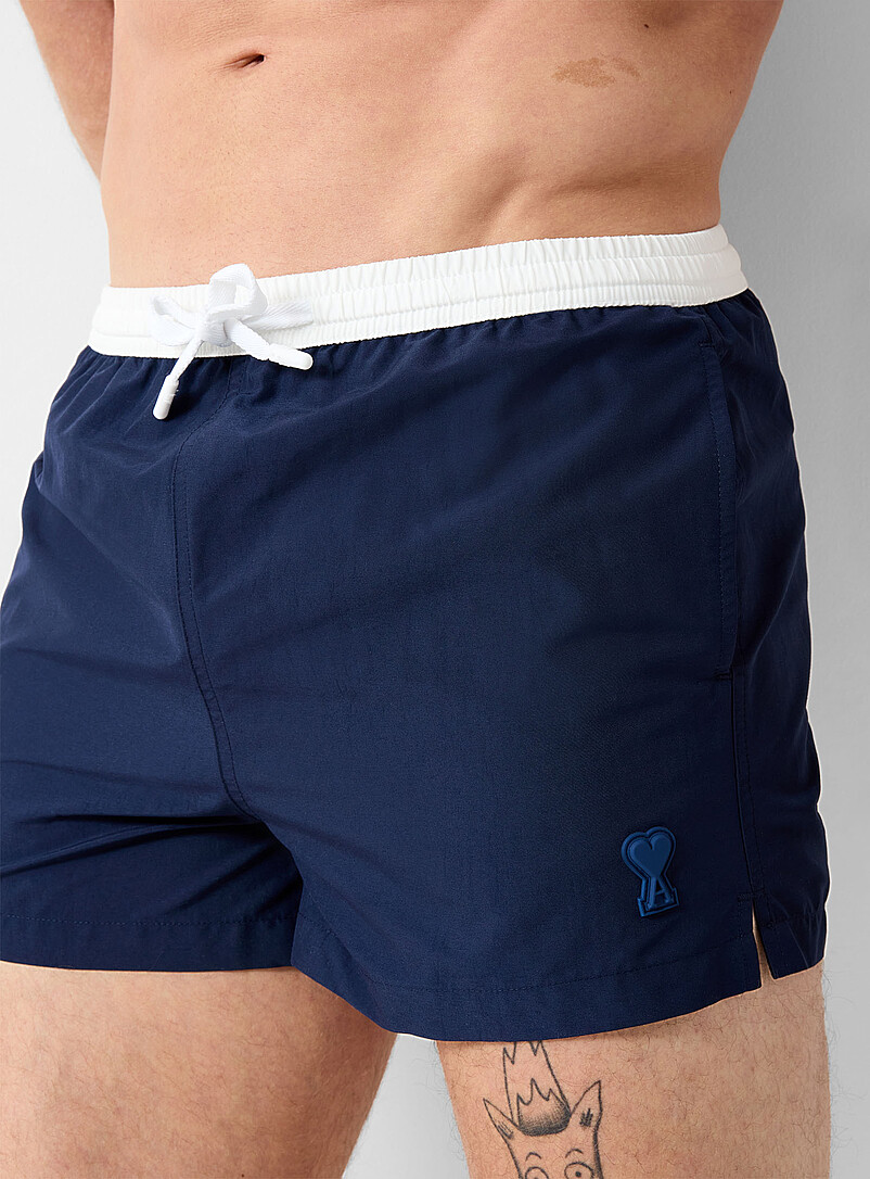Contrasting waist cropped swim short product image 2