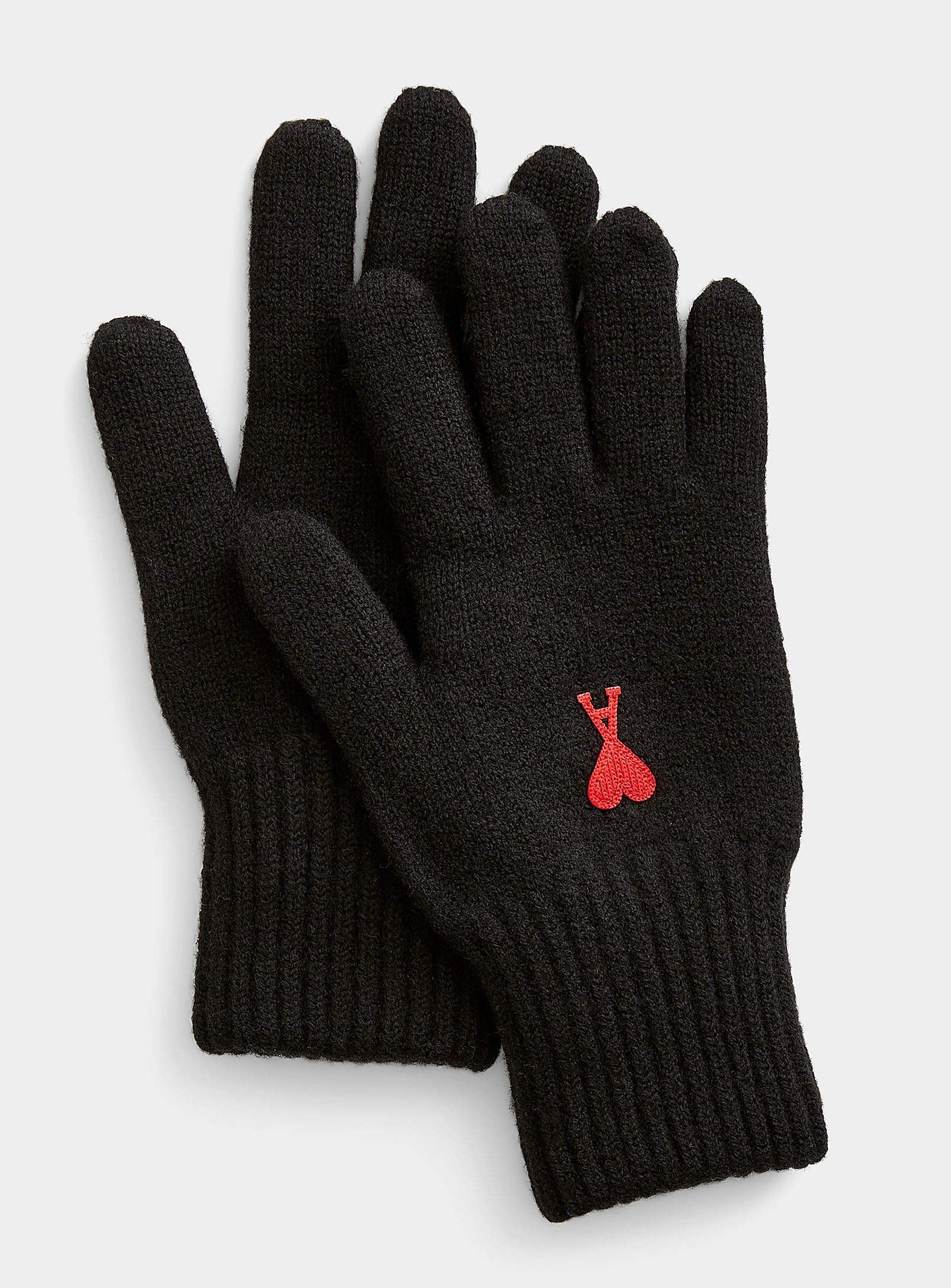 Ami - Men's de Coeur emblem gloves