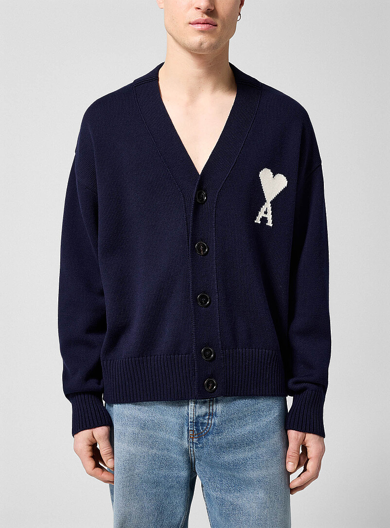 Ami De Cœur Navy Cardigan Unisex