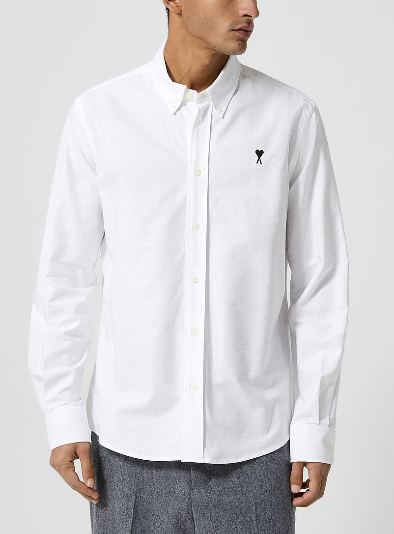 Ami De Cœur Embroidered Oxford Shirt