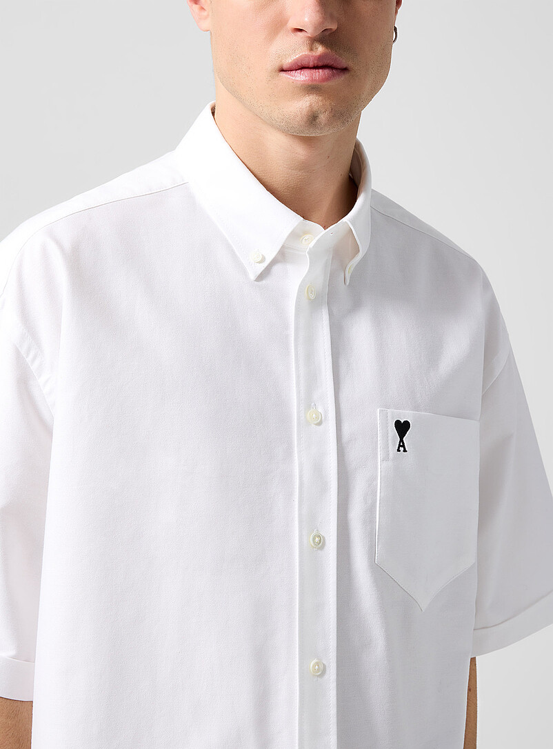 Ami de Cœur boxy-fit oxford shirt product image 2