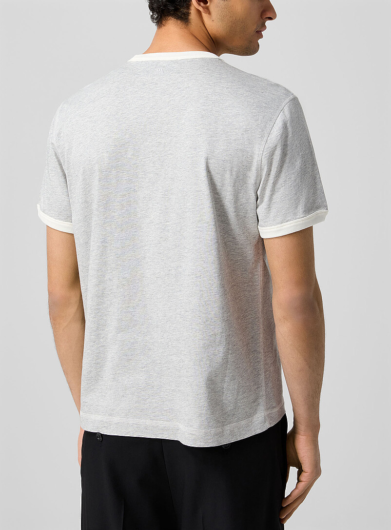 Crocheted logo ringer T-shirt product image 3