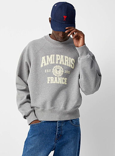 Sporty logo sweatshirt | Ami | Shop Men's Designer Ami | Simons
