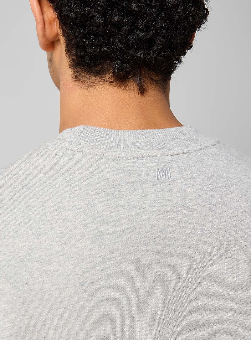 Crocheted logo heathered sweatshirt product image 2