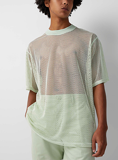 Oversized mesh T-shirt | Ami | Shop Men 