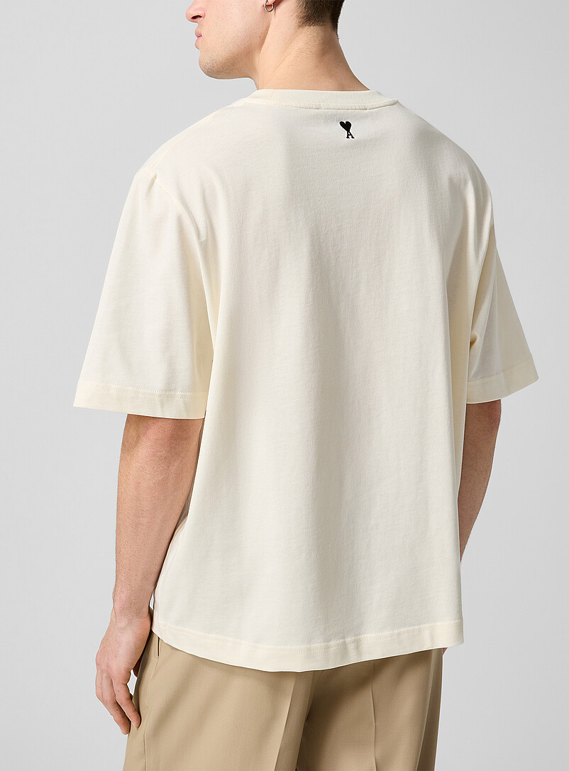 Square velvety logo T-shirt product image 2