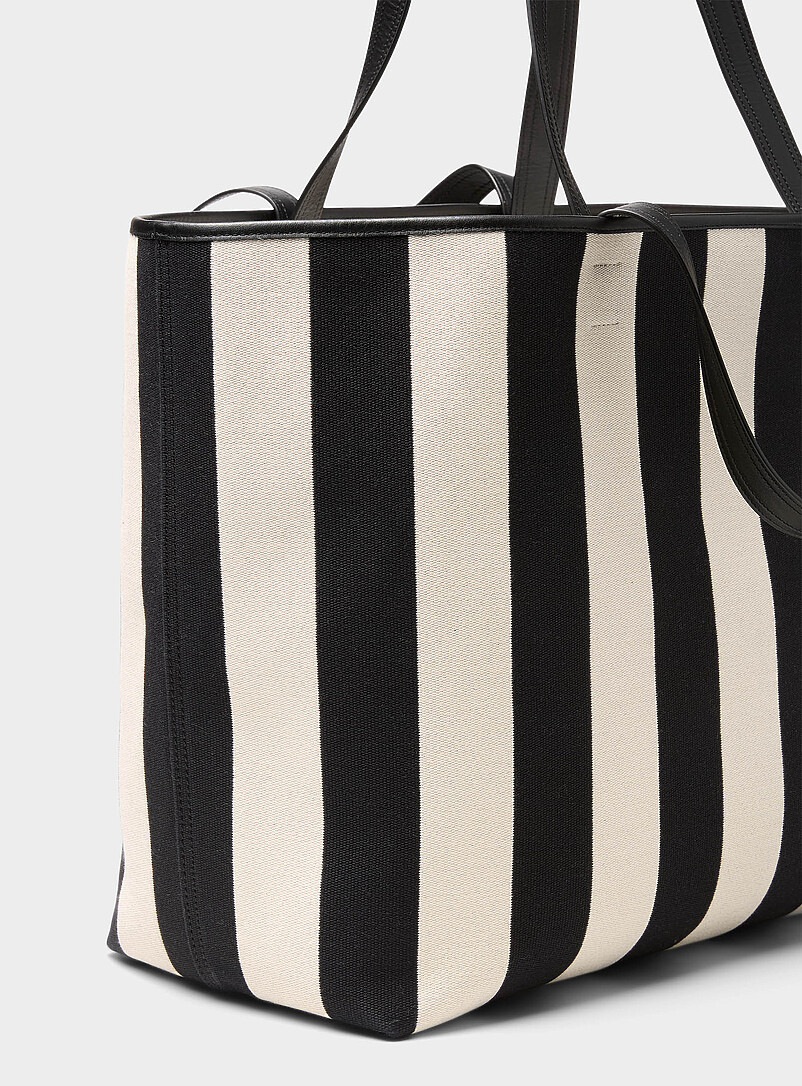 Ami de Coeur striped cotton tote bag product image 2