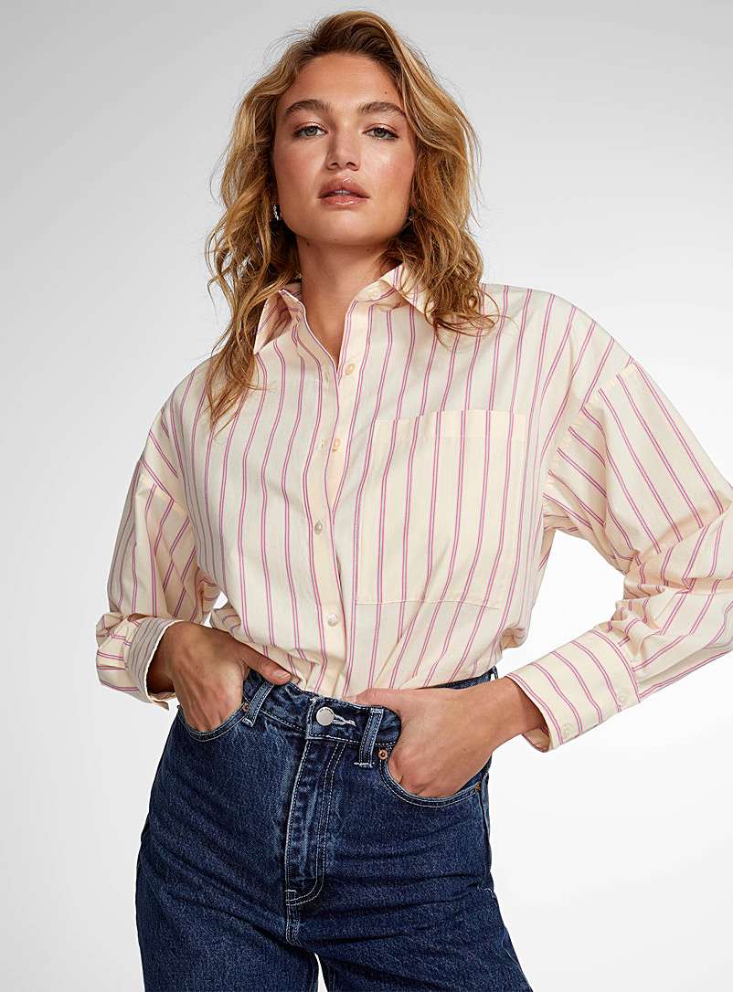 Icône Assorted Oversized poplin shirt for women