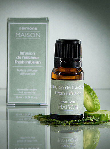L'huile &agrave; diffuser Infusion de fra&icirc;cheur