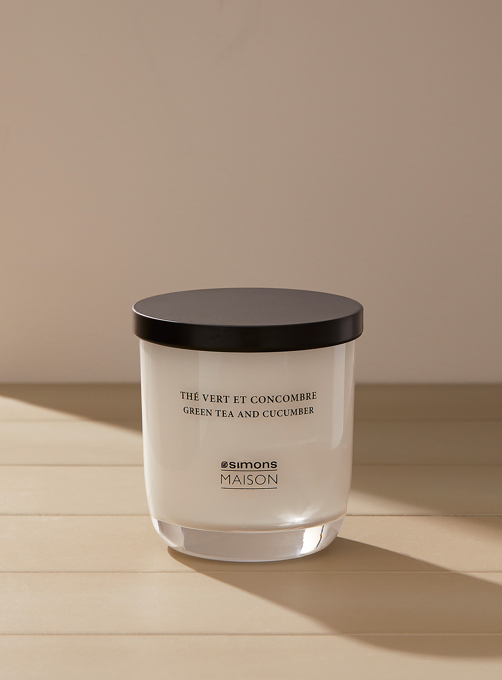Simons Maison - Green Tea and Cucumber scented candle