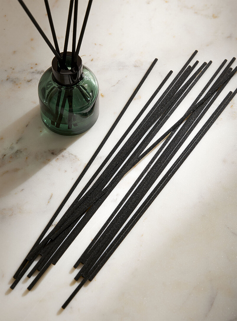 Black Diffuser Sticks Set Of 20
