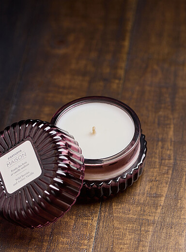 Wild Berries and Amber Vanilla scented candle
