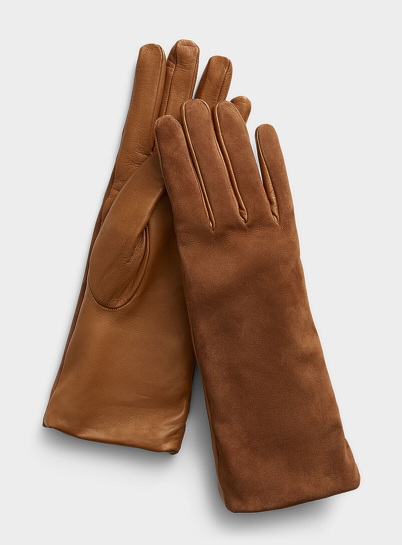Suede And Leather Gloves Exclusive Collection From Italy
