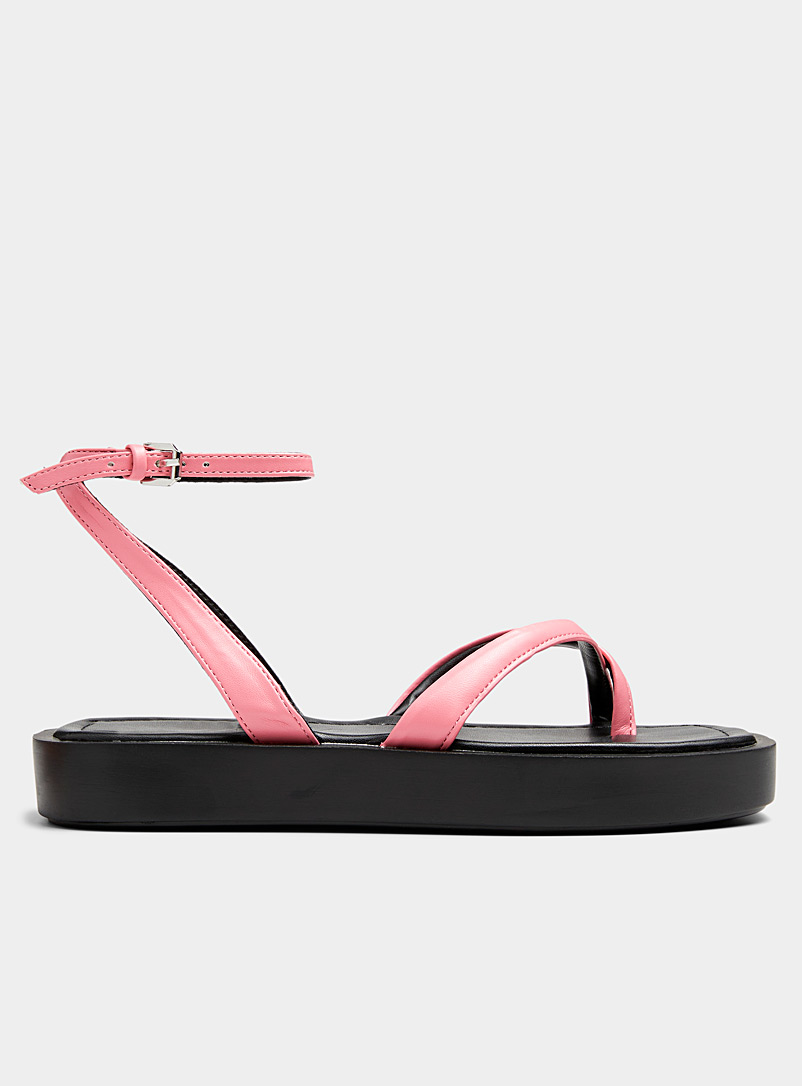 Only Pink Mica multi-strap sandals Women for women