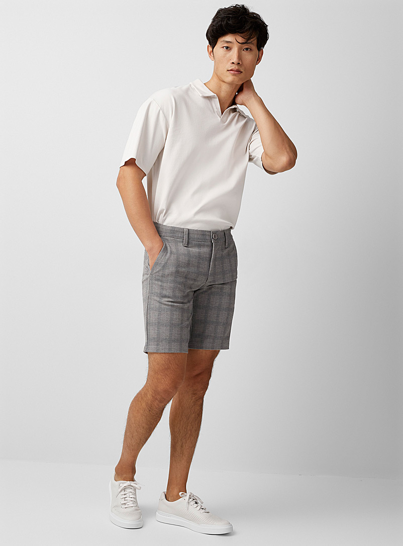 Only & Sons Patterned Green Urban check short for men