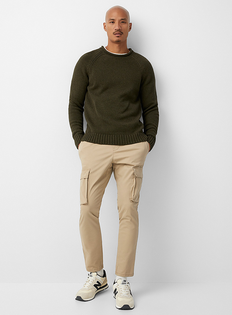 Only & Sons: Le chino cargo taille confort Sable pour homme
