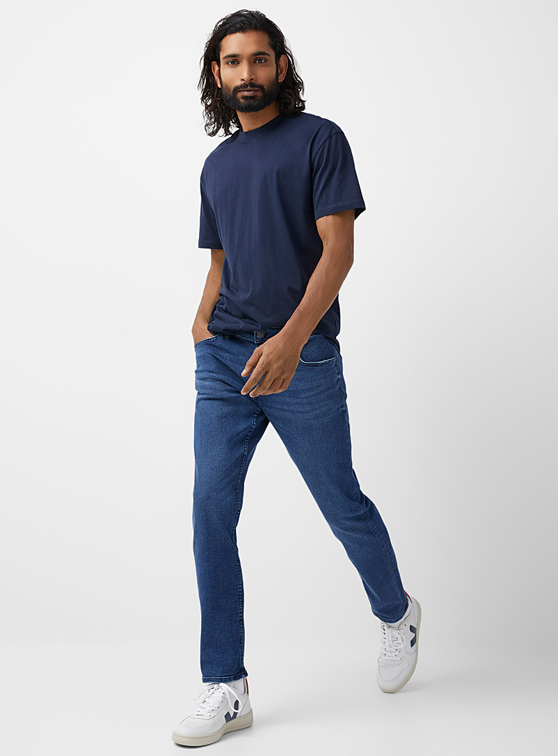 tilstødende Minefelt emulering Weft dark blue jean Straight fit | Only & Sons | Shop Men's Straight Leg Jeans  Online | Simons
