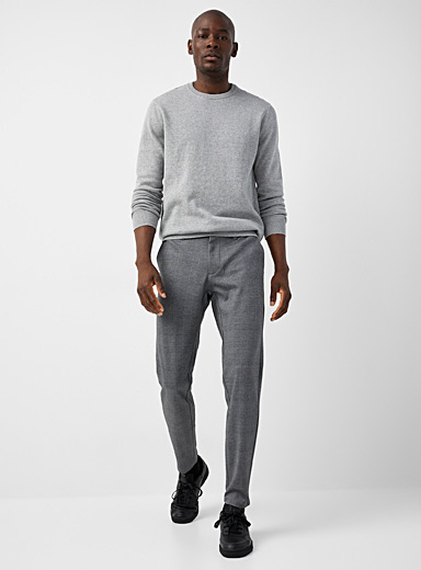 Mark heathered check pant <b>Tapered fit</b>
