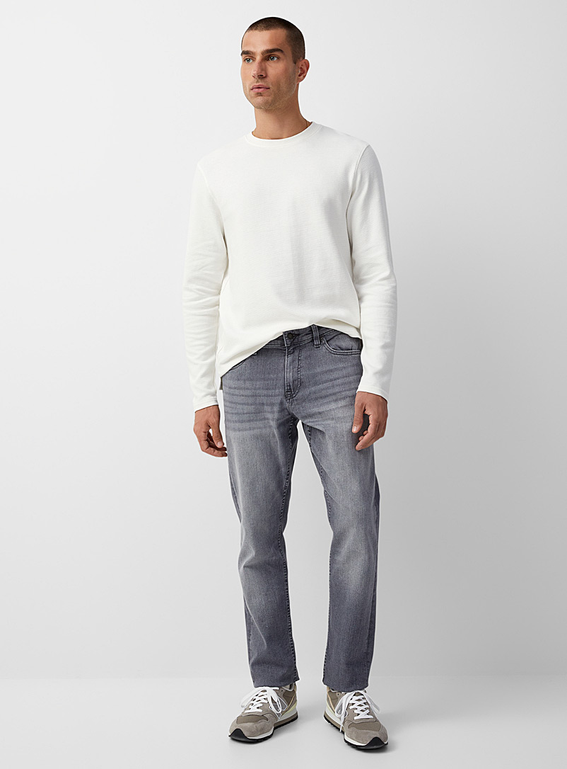 Only & Sons Grey Ash-grey stretch jean Slim fit for men